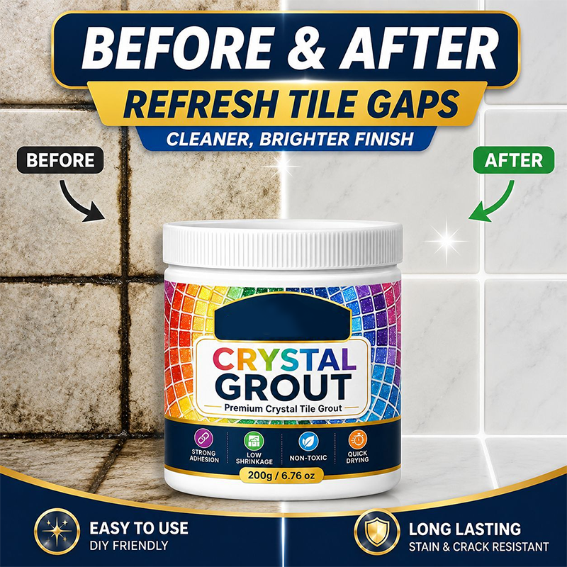 🥳2026 HOT SALE| 50K+ SOLD!💧 Waterproof Tile Grout That Stays Clean & Mold-Free