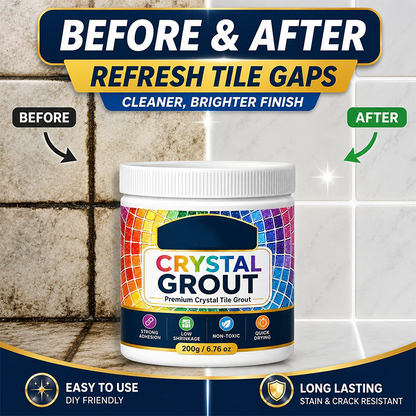 🥳2026 HOT SALE| 50K+ SOLD!💧 Waterproof Tile Grout That Stays Clean & Mold-Free