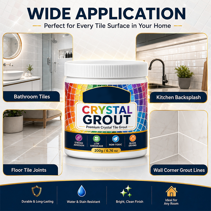 🥳2026 HOT SALE| 50K+ SOLD!💧 Waterproof Tile Grout That Stays Clean & Mold-Free