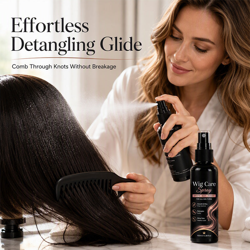 Multi-Purpose Wig Care Spray - Smooth, Detangle & Refresh Your Wig in Seconds