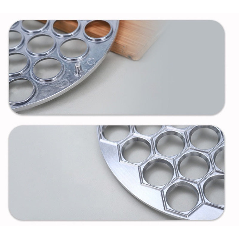 🥟 37-Hole Aluminum Dumpling Mold – Fast, Easy & Uniform