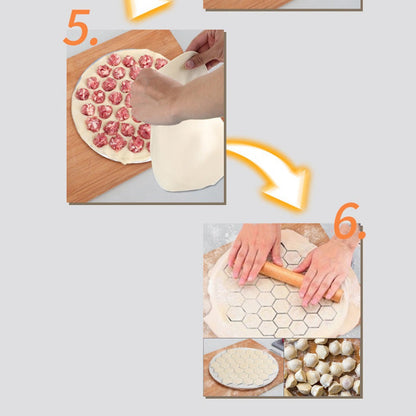 🥟 37-Hole Aluminum Dumpling Mold – Fast, Easy & Uniform