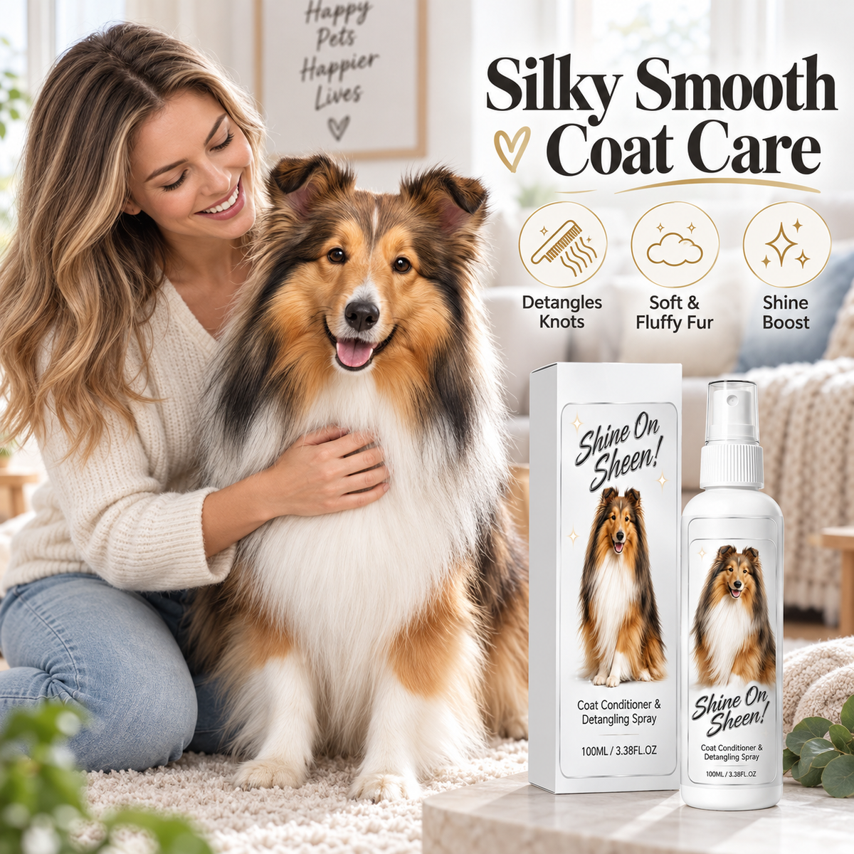 🥳HOT SALE🥳Loosens knots, softens & shines. Stress-free grooming – grab yours! ✅