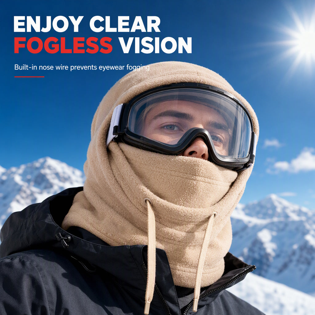 🥳💞28K+ SOLD! ❄️🧣3-in-1 Winter Balaclava – windproof covers head, neck, face & ears. Adjustable fit for skiing, cycling & cold weather!🛡️💪🎁